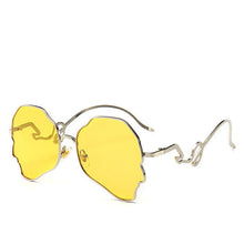 Load image into Gallery viewer, Punk Sunglasses Women Men Colorful Lens Sun Glasses Shades Eyewear Lady  Metal Frame Human Head Eyeglasses UV400