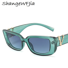 Load image into Gallery viewer, Fashion Rectangle Brand Sunglasses Women Vintage Classic Eyewear 2022 Men Trending  Sun Glasses Shades anti-ultraviolet UV400