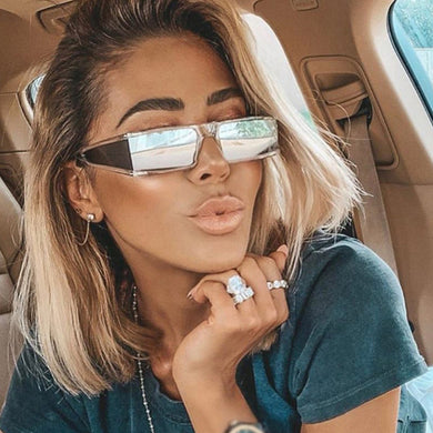 Rectangle  Small Sunglasses Women 2023  Retro Personality Trending Square Shade Sun Glasses For Woman