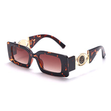 Load image into Gallery viewer, Rectangle Sunglasses  Brand Designer Sun Glasses Women Men Trend Transparent Blue Eyewear Female Glasses UV400