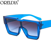 Load image into Gallery viewer, Rectangle Sunglasses Oversized Frames Sun Glasses Women Punk Piece Eyeglasses Lady  Brand Designer Eyewear UV400