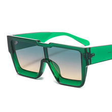 Load image into Gallery viewer, Rectangle Sunglasses Oversized Frames Sun Glasses Women Punk Piece Eyeglasses Lady  Brand Designer Eyewear UV400
