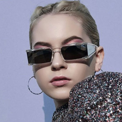 Rectangle Sunglasses Women Oversized Mirror Men Shades Glasses  Brand Trend Unique Female Eyewear