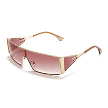 Load image into Gallery viewer, Rectangle Sunglasses Women Oversized Mirror Men Shades Glasses  Brand Trend Unique Female Eyewear