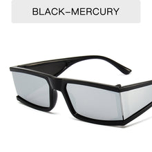 Carica l&#39;immagine nel visualizzatore di Gallery, Occhiali da sole rettangolari da donna specchietto con montatura piccola occhiali da uomo occhiali tendenza marca occhiali femminili Oculos De Sol