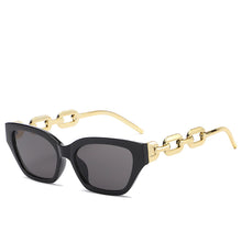 Load image into Gallery viewer, Retro Cat Eye Sunglasses Women  Brand Designer Small Frame Travel Metal Chain Trendy Sun Glasses Shades UV400