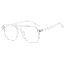 Load image into Gallery viewer, Retro Double Bridge Glasses Frame Women Men Anti Blue Light Eyeglasses Students PC Transparent Spectacles 7 Colors