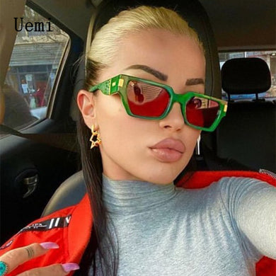 Retro  Square Sunglasses For Women Men Modern Ins Popular Sun Glasses Outdoor Ladies Shades UV400 Eyewear