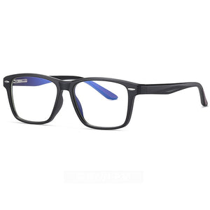 Retro  Plastic Frame Glasses Full Rim Anti-Blue Ray Myopia Spectacles with Spring Hinges Unisex