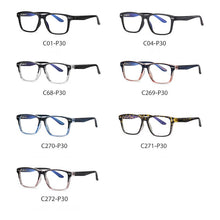 Load image into Gallery viewer, Retro  Plastic Frame Glasses Full Rim Anti-Blue Ray Myopia Spectacles with Spring Hinges Unisex