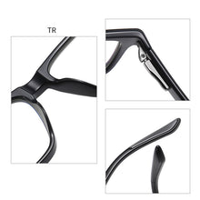Load image into Gallery viewer, Retro  Plastic Frame Glasses Full Rim Anti-Blue Ray Myopia Spectacles with Spring Hinges Unisex