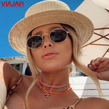 Load image into Gallery viewer, Retro Oval Sunglasses Women 2023 Vintage Women's oculos de sol Brand Designer Sun Glasses Men Shades Glasses UV400