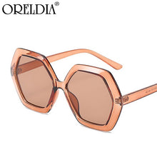 Load image into Gallery viewer, Retro Sunglasses Ladies Hexagon Big Frame Sunglasses Famous Designer Brand Glasses 2023 Latest Sunglasses UV400