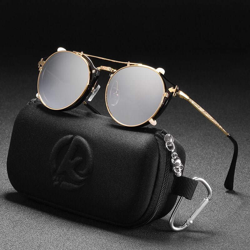 Retro Sunglasses for Men Women Vintage Round Glasses Men