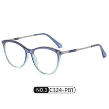 Load image into Gallery viewer, Retro Women Cat Eye Glasses Frames Optical Eyeglasses Frame Myopia Ultra-light TR90 Alloy Prescription Eyewear 2023 New