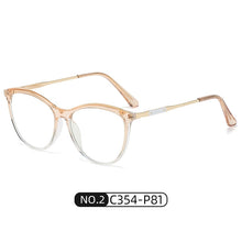 Load image into Gallery viewer, Retro Women Cat Eye Glasses Frames Optical Eyeglasses Frame Myopia Ultra-light TR90 Alloy Prescription Eyewear 2023 New