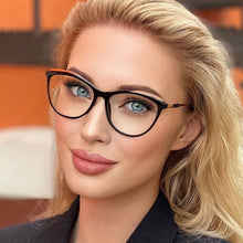 Load image into Gallery viewer, Retro Women Cat Eye Glasses Frames Optical Eyeglasses Frame Myopia Ultra-light TR90 Alloy Prescription Eyewear 2023 New