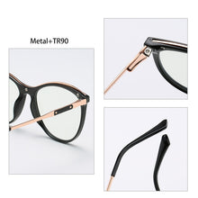 Load image into Gallery viewer, Retro Women Cat Eye Glasses Frames Optical Eyeglasses Frame Myopia Ultra-light TR90 Alloy Prescription Eyewear 2023 New