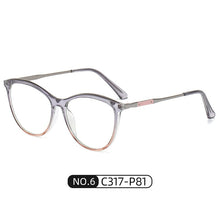 Load image into Gallery viewer, Retro Women Cat Eye Glasses Frames Optical Eyeglasses Frame Myopia Ultra-light TR90 Alloy Prescription Eyewear 2023 New
