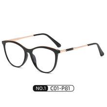 Load image into Gallery viewer, Retro Women Cat Eye Glasses Frames Optical Eyeglasses Frame Myopia Ultra-light TR90 Alloy Prescription Eyewear 2023 New