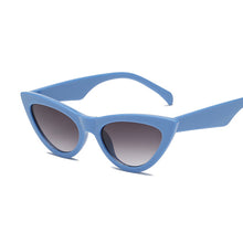 Load image into Gallery viewer, Retro Women Sunglasses Cat Mirror Glasses Metal Cat Eye Sunglasses Women Brand Designer  Square Style