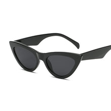 Load image into Gallery viewer, Retro Women Sunglasses Cat Mirror Glasses Metal Cat Eye Sunglasses Women Brand Designer  Square Style