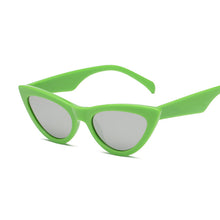 Load image into Gallery viewer, Retro Women Sunglasses Cat Mirror Glasses Metal Cat Eye Sunglasses Women Brand Designer  Square Style