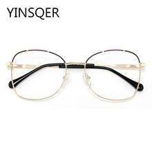 Load image into Gallery viewer, Retro Women&#39;s Decorative Glasses Optical Female Computer Prescription Glasses Frame For Women Round Reading Glasses New