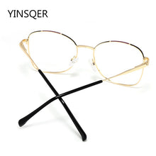 Load image into Gallery viewer, Retro Women&#39;s Decorative Glasses Optical Female Computer Prescription Glasses Frame For Women Round Reading Glasses New