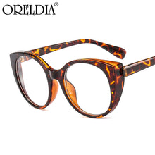 Load image into Gallery viewer, Retro flat Glasses Ladies Cat Glasses Frame Alloy Frame Multicolor Frame Glasses Optical Frame Can Wear Myopia Glasses