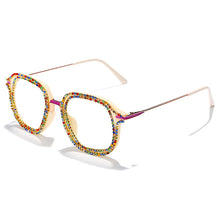 Load image into Gallery viewer, Rhinestone Sunglasses Frames Women Men  Diamond Eyeglasses Protection Can With Myopia Glasses Shade UV400 Glasses