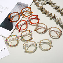 Load image into Gallery viewer, Rhinestone Sunglasses Frames Women Men  Diamond Eyeglasses Protection Can With Myopia Glasses Shade UV400 Glasses