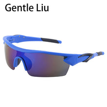 Load image into Gallery viewer, Riding Goggles Men Small Square  Designer Cool Sunglasses Male Half Frame Sun Glasses Women Retro Eyeglasses UV400