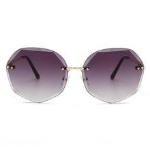 Load image into Gallery viewer, Fashion Rimless Gradient Sunglasses Women Brand Designer   Shades Cutting Lens Metal Frames Vintage Sun glasses oculos de sol