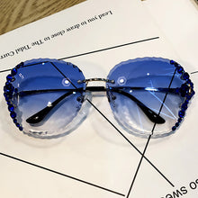 Carica l'immagine nel visualizzatore di Gallery, Rimless  Rhinestone Sunglasses Women 2023 Vintage Bling Sun Glasses Shades for Women Gafas De Sol Mujer Uv400