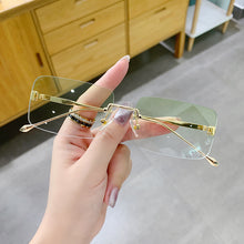 Load image into Gallery viewer, Rimless Rectangle Sunglasses Women Men Unisex Vintage Square Shades Ultralight Gafas De Sol