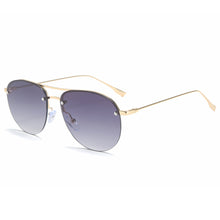 Load image into Gallery viewer, Rimless Small Sunglasses Women Metal Gradient Sun Glasses Male Female  Brand Designer Vintage Pilot Oculos