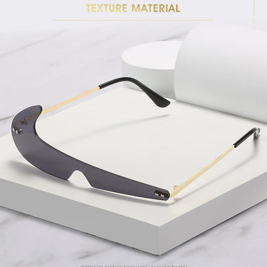 Rimless Sport Sunglasses Women Summer Outdoor Sun Glasses Men Black Eyewear UV400 Oculos De Sol