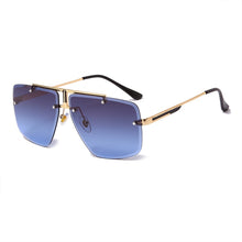 Load image into Gallery viewer, Fashion Rimless Square Sunglasses Vintage Brand Design Men Sun Glasses Luxury Male Sunglass UV400 Shades gafas de sol hombre