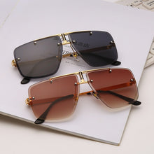 Load image into Gallery viewer, Fashion Rimless Square Sunglasses Vintage Brand Design Men Sun Glasses Luxury Male Sunglass UV400 Shades gafas de sol hombre