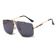 Load image into Gallery viewer, Fashion Rimless Square Sunglasses Vintage Brand Design Men Sun Glasses Luxury Male Sunglass UV400 Shades gafas de sol hombre