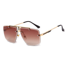 Load image into Gallery viewer, Fashion Rimless Square Sunglasses Vintage Brand Design Men Sun Glasses Luxury Male Sunglass UV400 Shades gafas de sol hombre