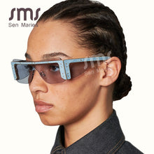 Load image into Gallery viewer, Rimless Square Sunglasses Women  Brand Mirror Pink Shades Sunglasses Men Trend Female Eyewear Glasses Oculos