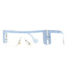 Load image into Gallery viewer, Rimless Square Sunglasses Women  Brand Mirror Pink Shades Sunglasses Men Trend Female Eyewear Glasses Oculos