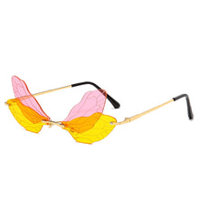 Load image into Gallery viewer, Rimless Sunglasses Brand Design Women Vintage Dragonfly Sun glasses Frameless  Glasses UV400 Shades Eyewear Oculos