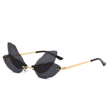 Load image into Gallery viewer, Rimless Sunglasses Brand Design Women Vintage Dragonfly Sun glasses Frameless  Glasses UV400 Shades Eyewear Oculos