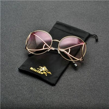 Load image into Gallery viewer, Rimless Sunglasses Men Women  Glasses Classic Oval Retro Glasses Good Quality Protection Gradient Sunglasses FML