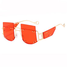 Load image into Gallery viewer, Rimless Sunglasses Women 2023 Men  Brand Designer Sunglasses Ladies Square Retro Sun Glasses Oversized Eyewear