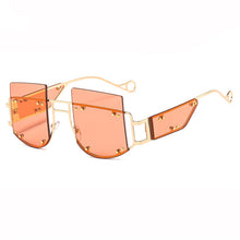 Load image into Gallery viewer, Rimless Sunglasses Women 2023 Men  Brand Designer Sunglasses Ladies Square Retro Sun Glasses Oversized Eyewear