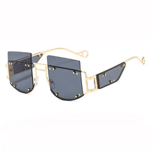 Load image into Gallery viewer, Rimless Sunglasses Women 2023 Men  Brand Designer Sunglasses Ladies Square Retro Sun Glasses Oversized Eyewear